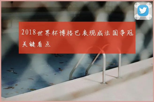 2018世界杯博格巴表现成法国争冠关键看点